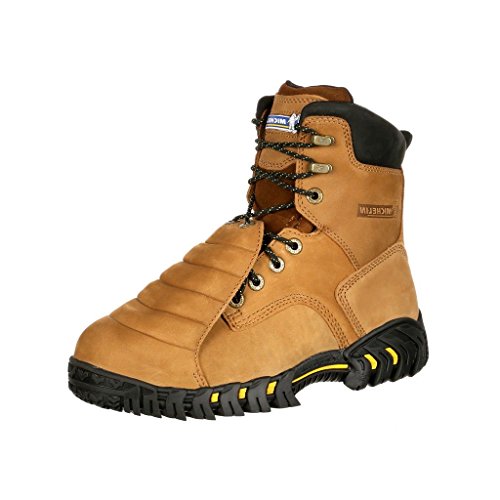 Michelin Men's Sledge High Work Boots,Rough Brown Leather,10.5 M US