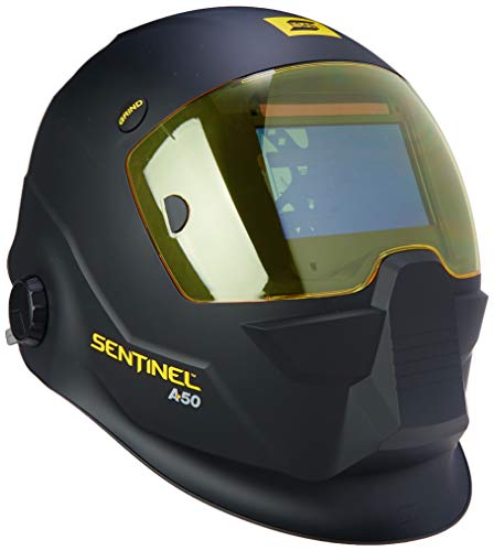 ESAB 0700000800 Sentinel A50 Welding Helmet, Black Low-Profile Design, High Impact Resistance Nylon,...