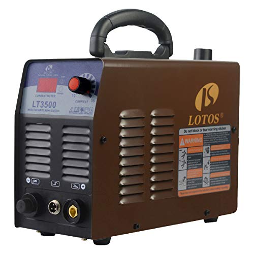 Lotos LT3500 35 Amp Air Plasma Cutter, 2/5 Inch 10 mm Clean Cut, 110V/120V Input with Pre Installed...