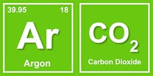 image of argon and co2