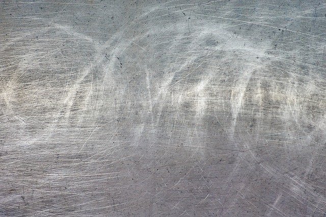 Image of a steel plate that has been prepared for welding