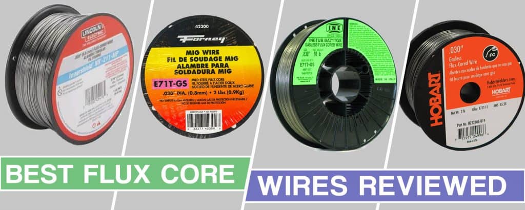 flux core wire size chart