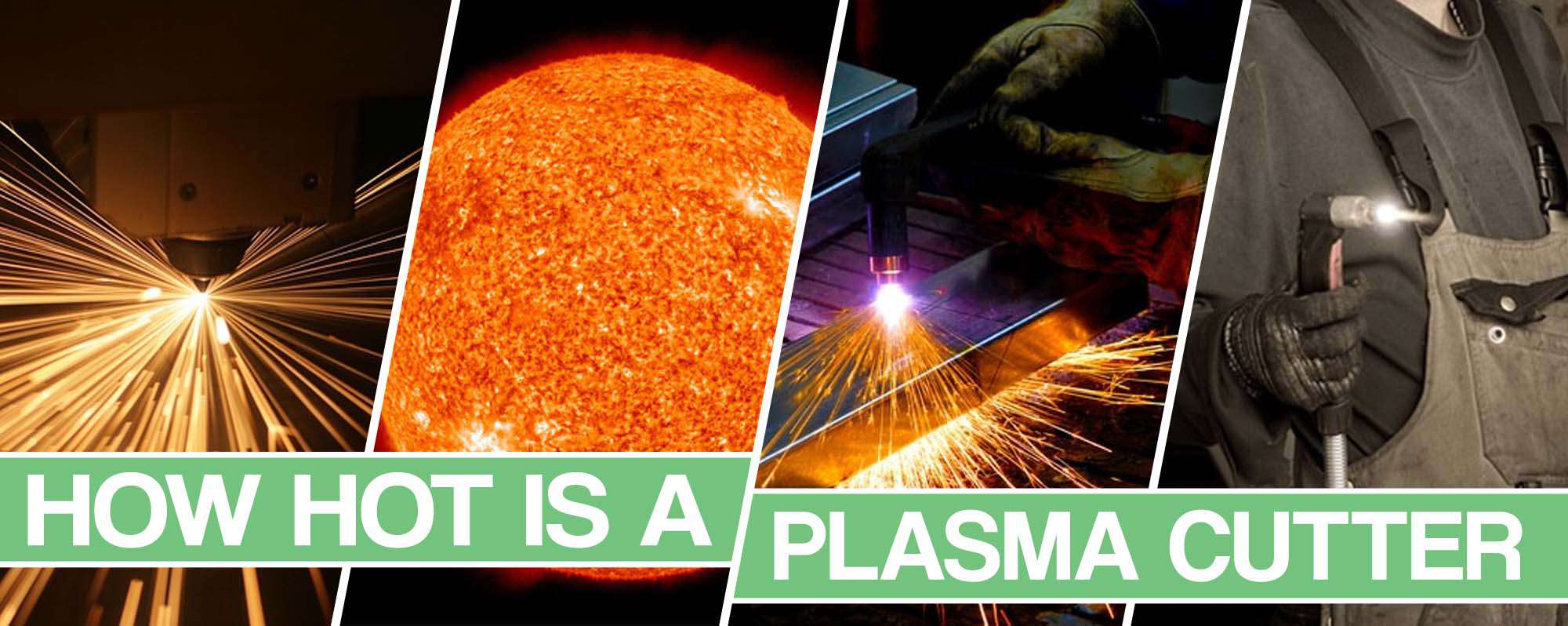 image showing the plasma cutter heat. image tittle: How Hot Is a Plasma Cutter?