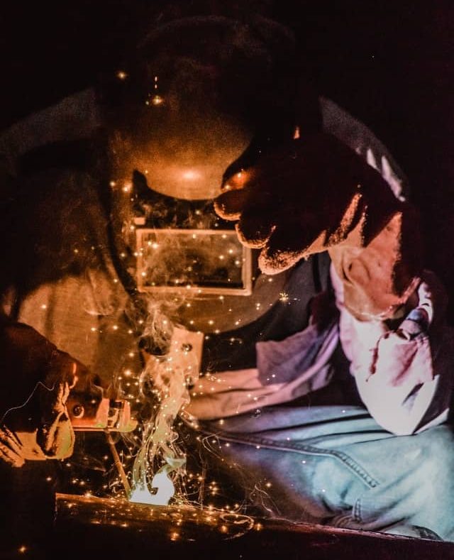 image of a welder worker