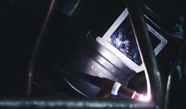 image of a TIG welder making a weld