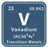 image of vanadium symbol