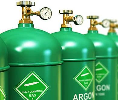 Argon welding gas cylinders