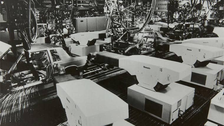 history of industrial robots