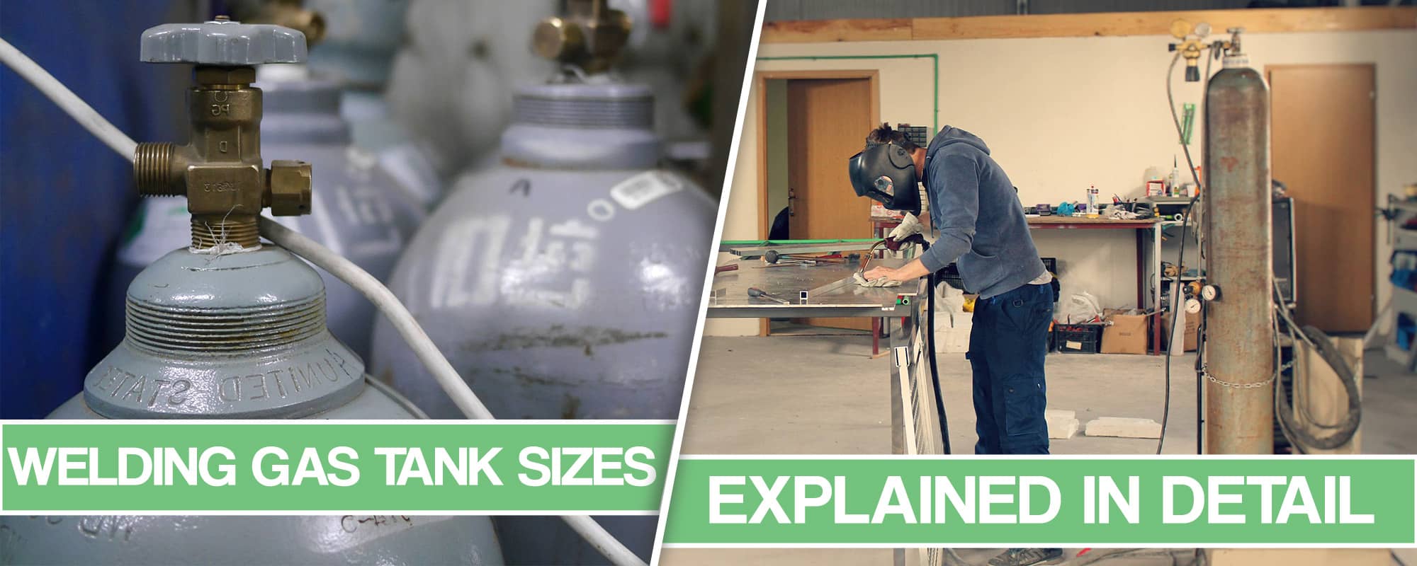 Welding Cylinders Gas Tank Sizes Explained – Argon and MIG CO2 Sizes Chart and Use time Estimation