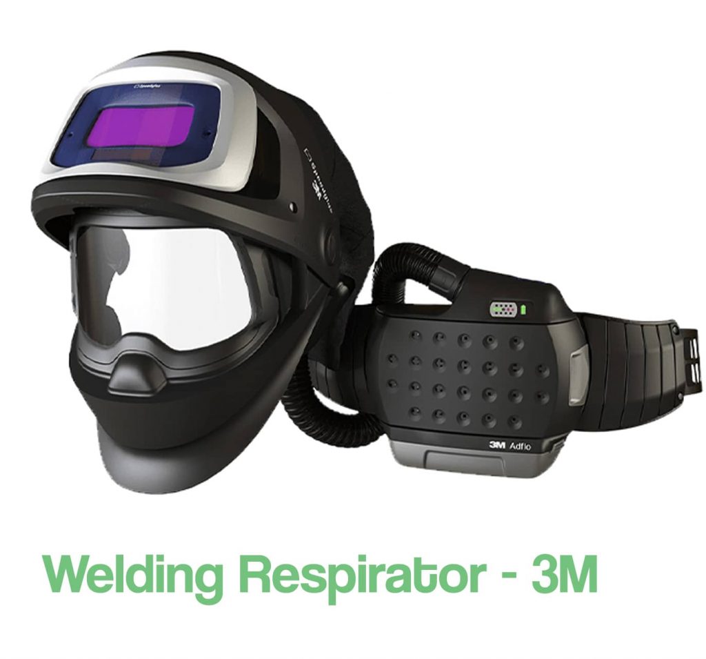 image of a powered welding respirator