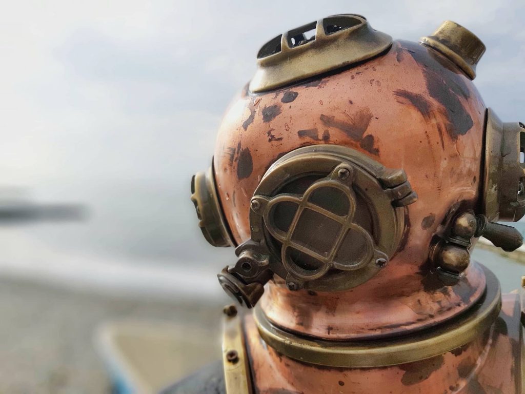 image of Mark Five diving helmet