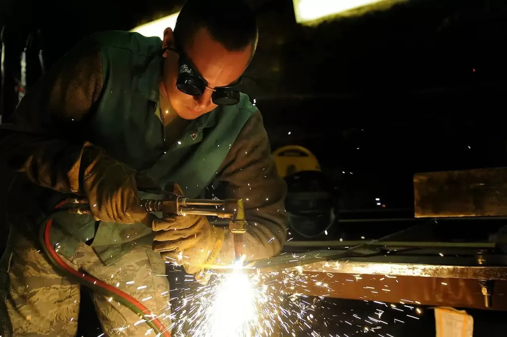 image of the welding goggles