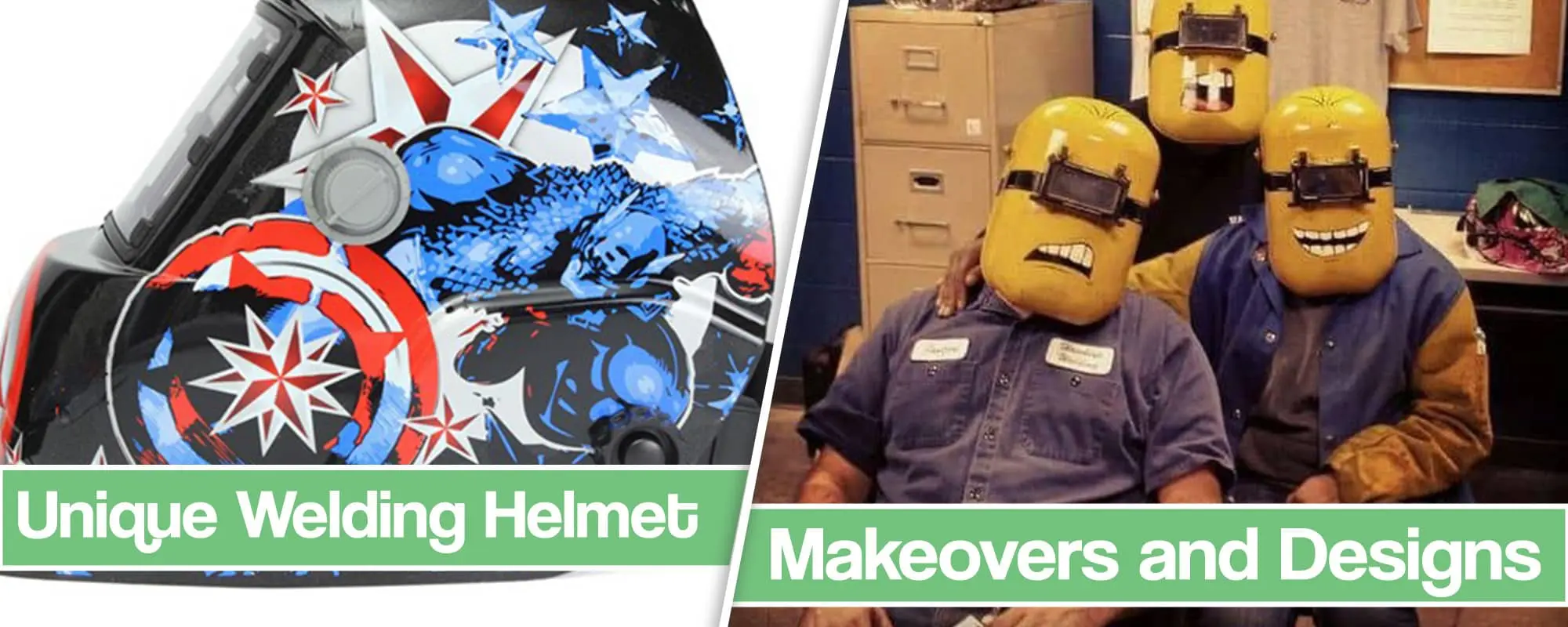 Welding Helmet Makeovers – Star Wars, Marvel and Minion Hood Designs