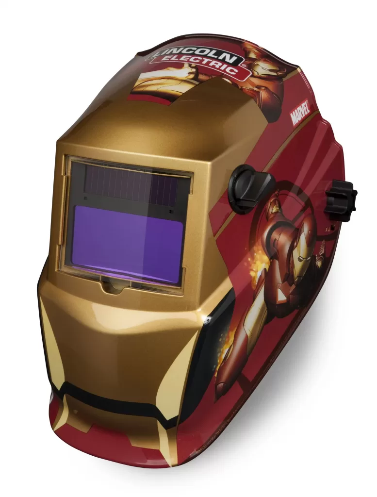 image of the iron man welding helmet