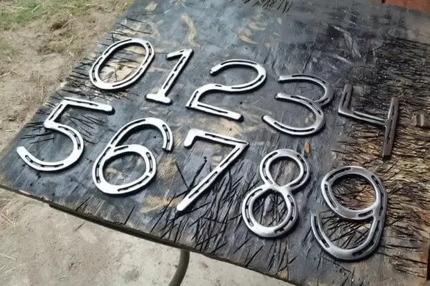 Metal House Number  from 0 to 9