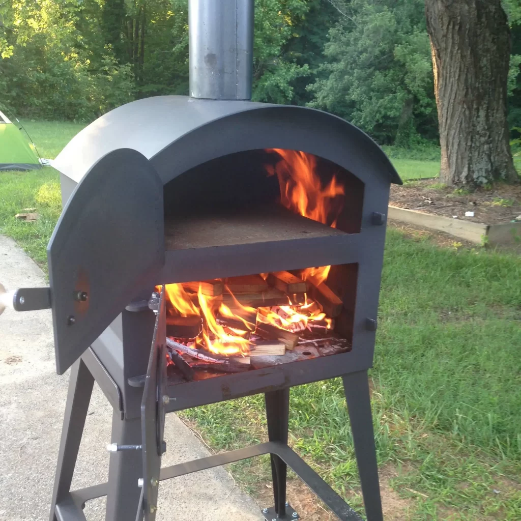 Welded Wood fired DIY pica oven