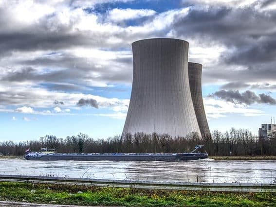 image of the nuclear power plant