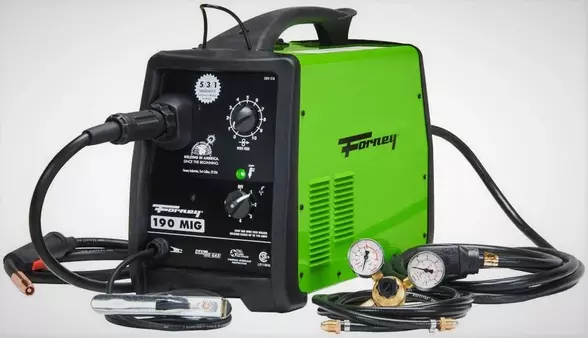 forney 318 mig welder package content