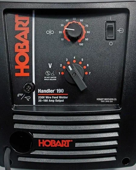 hobart handler 190 control panel