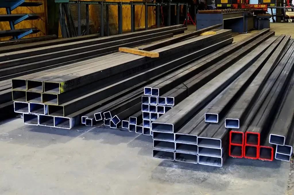 image of mild steel square tubes