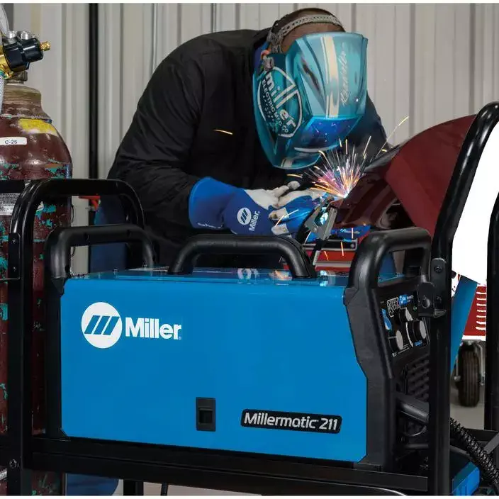 image of miller millermatic 211 at work