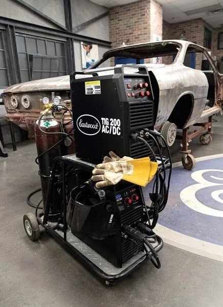 eastwood tig 200 ac/dc at auto-body shop