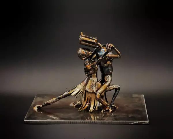 welding art by brown dog