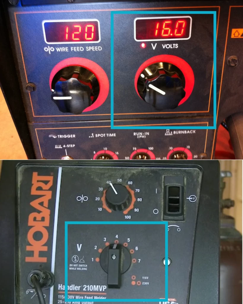 MIG Welder Voltage Settings