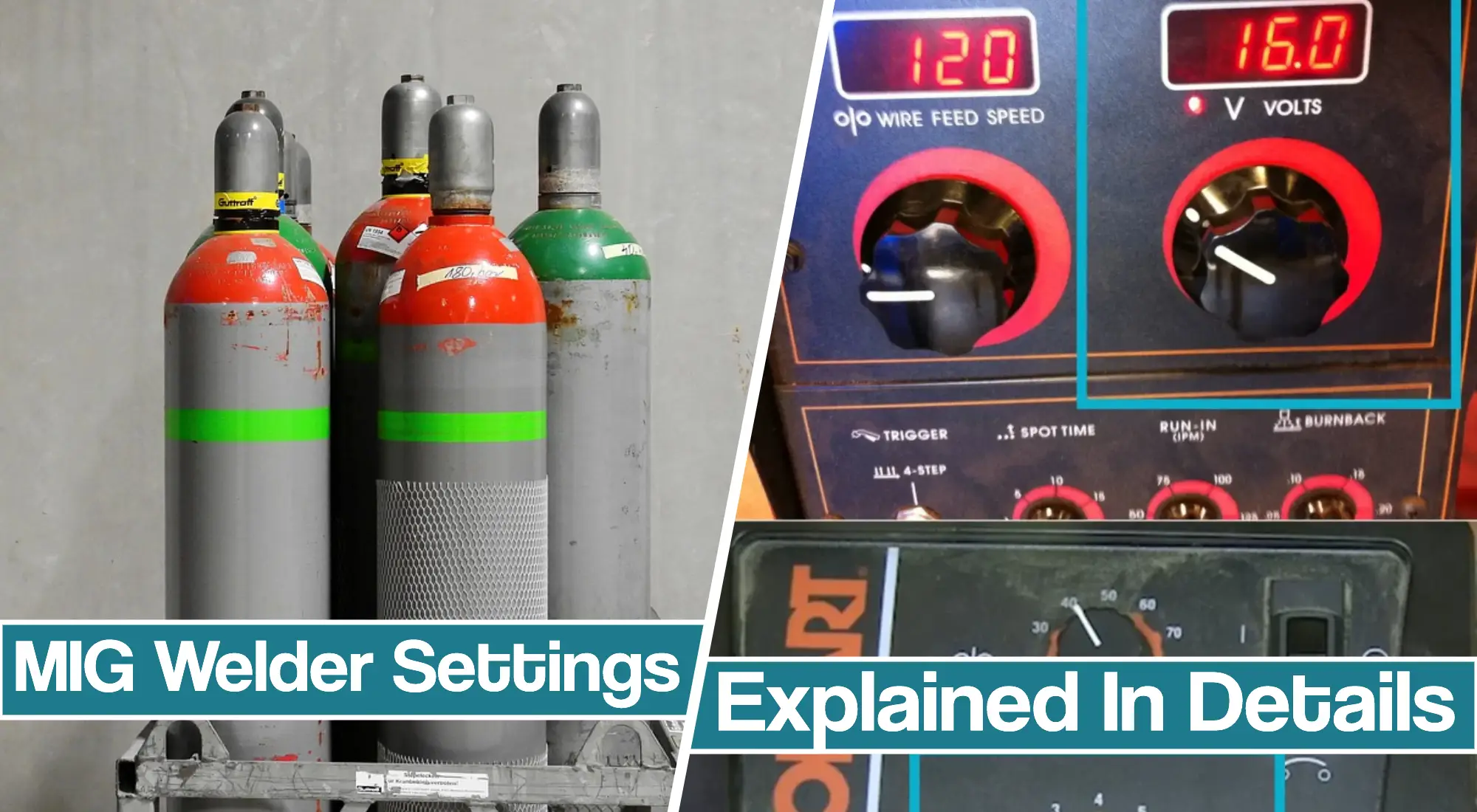 MIG welder settings explained – Amperage & Wire Speed