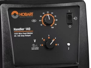 image of hobart handler 140 control panel