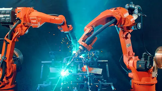 image of a welding robot