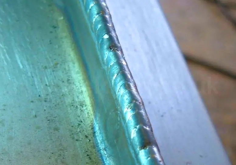 Image of a edge weld