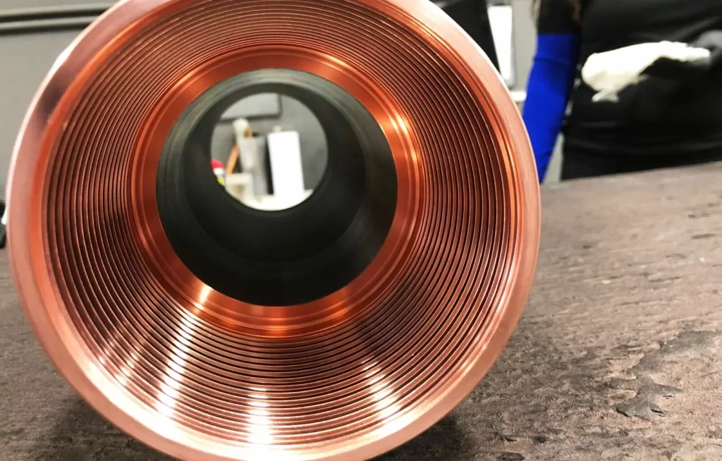 image of copper plated pipe