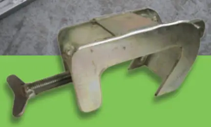 image of a rail clamp example