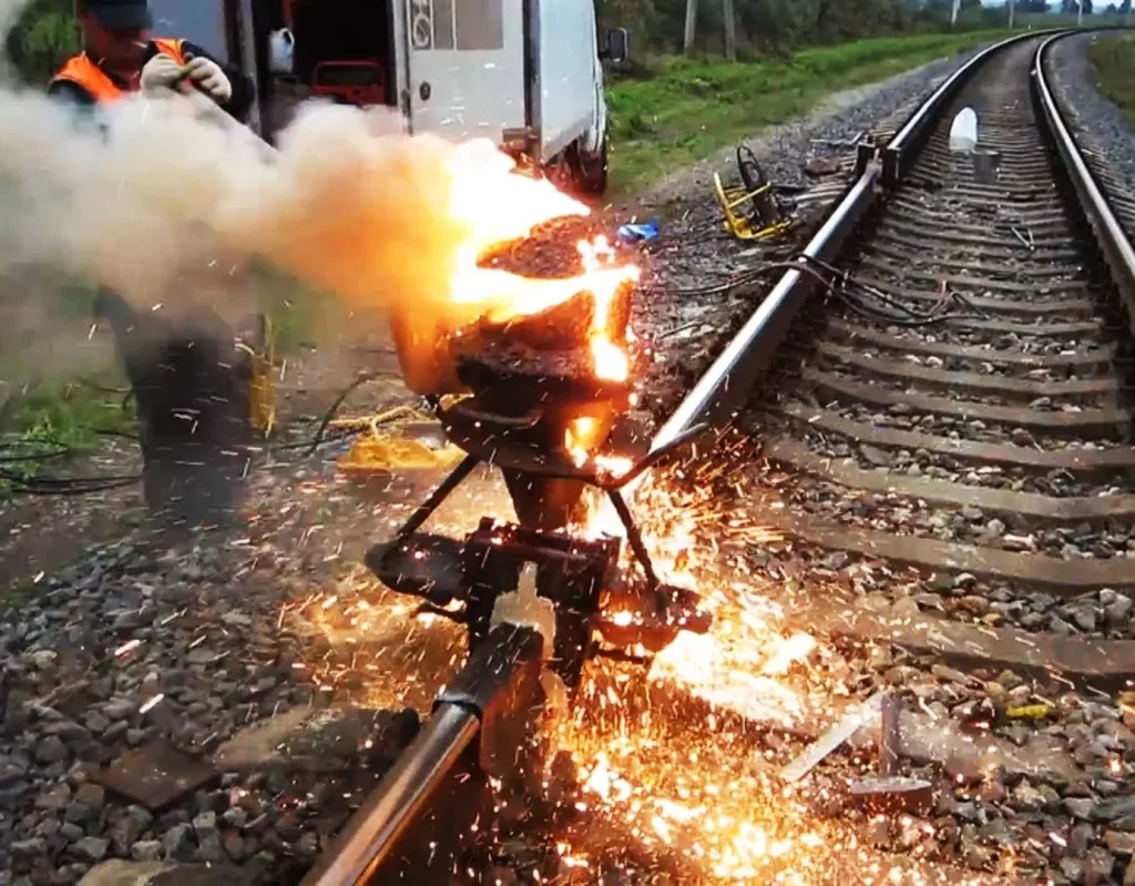 Thermite Welding on Railroad Rails