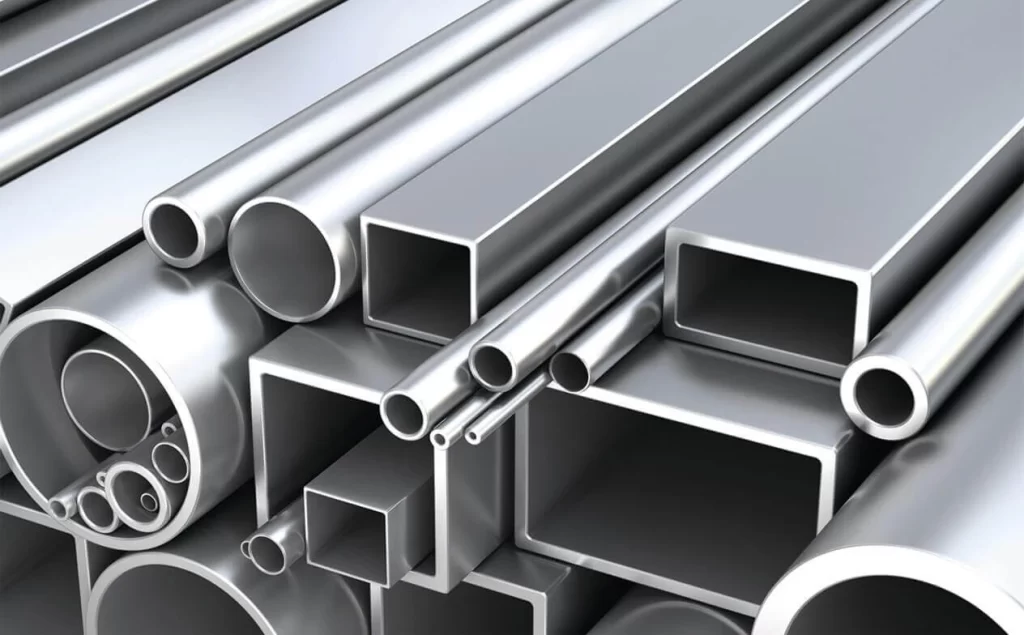 different shapes of aluminum