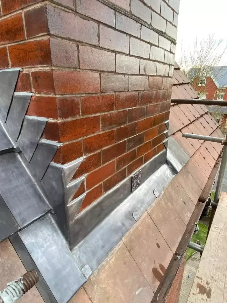 lead  welding in roofing work