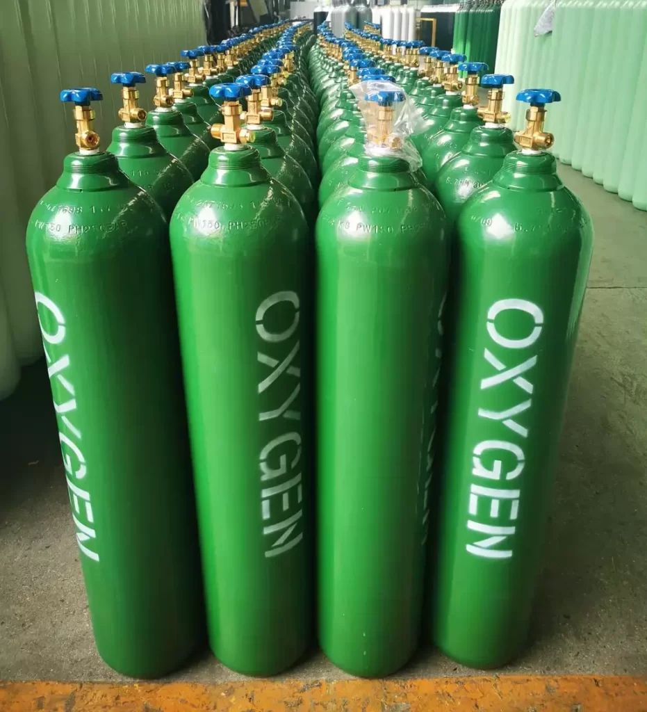 oxygen cutting gas cylinders