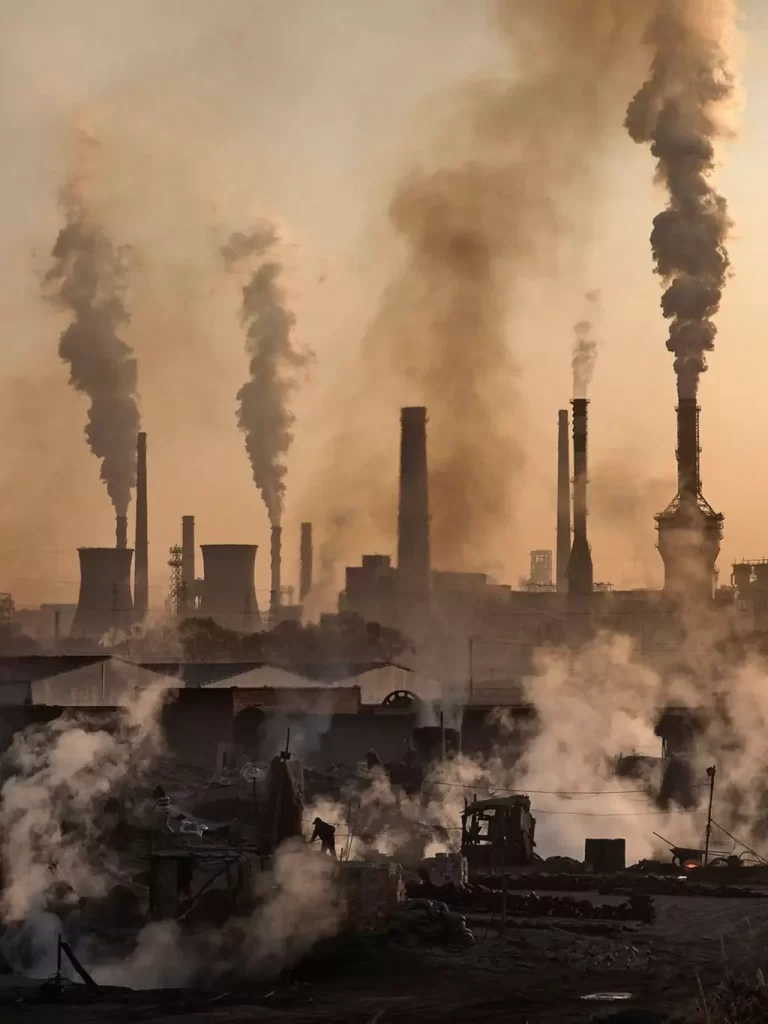 air pollution created by industry