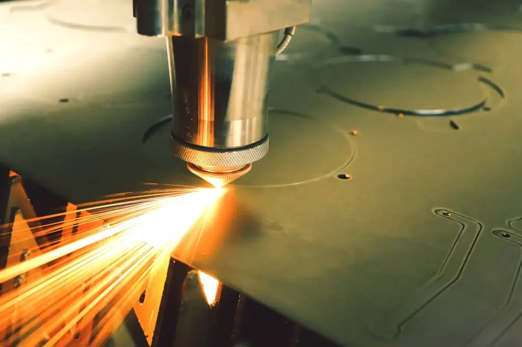laser cutting carbon steel