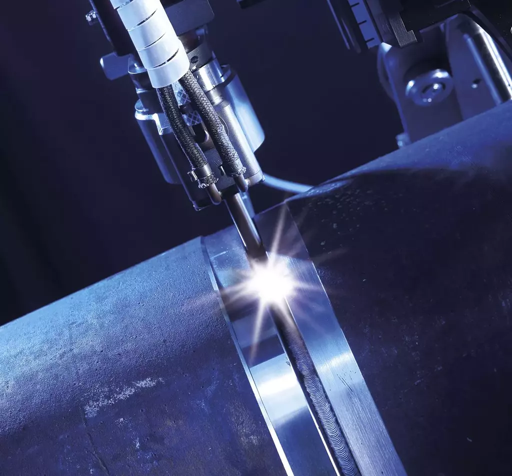 image of orbital welding process