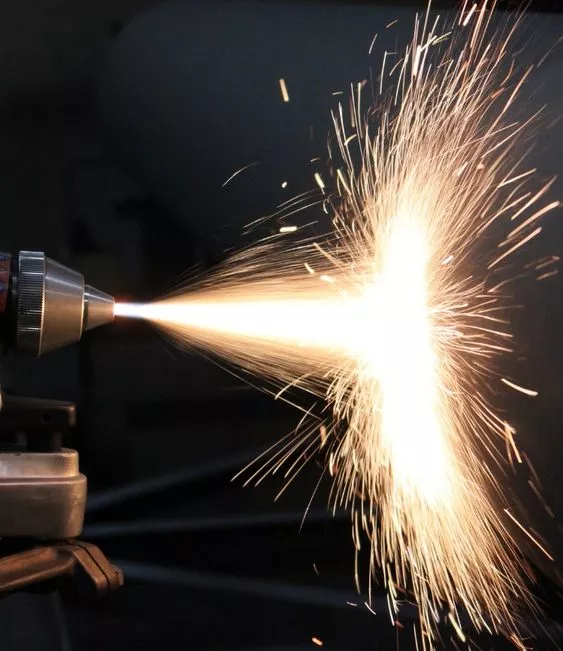 Image that displays thermal spray welding