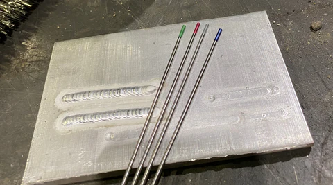 tungsten choice for tig aluminum repair