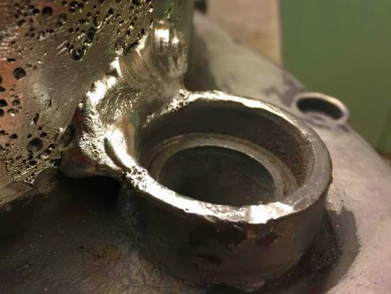 Magnesium welded and brazed part