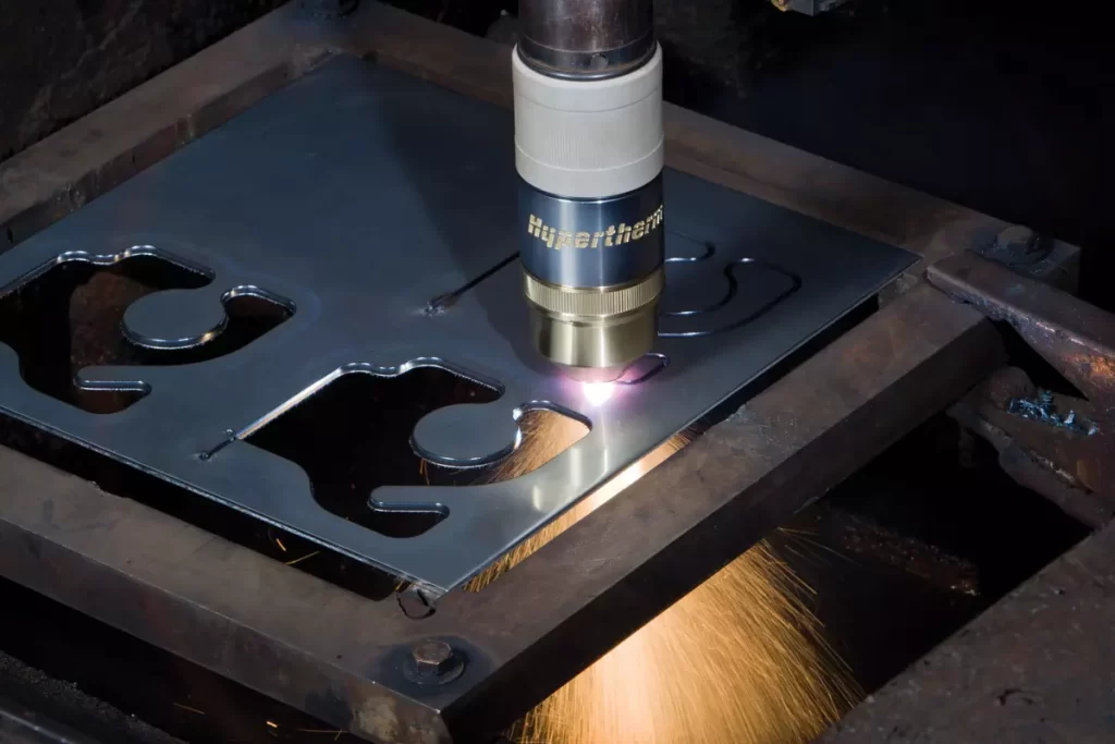 Image of automated plasma cutting