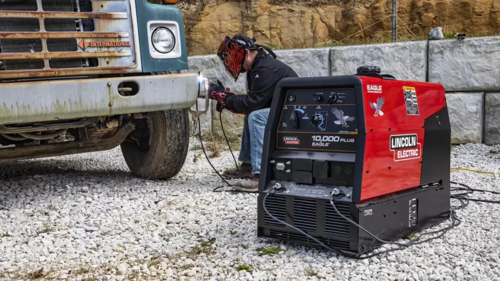 Lincoln electric engine-driven welder