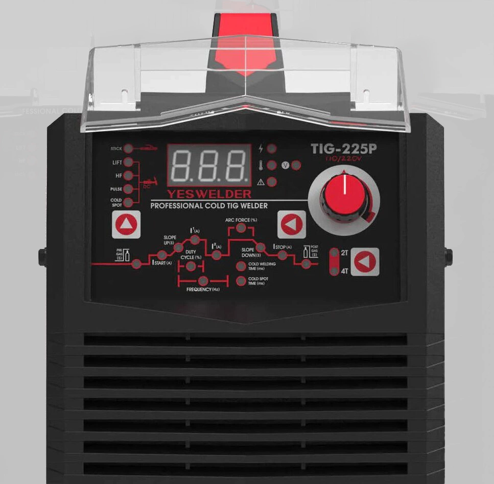 yeswelder tig-225p control panel