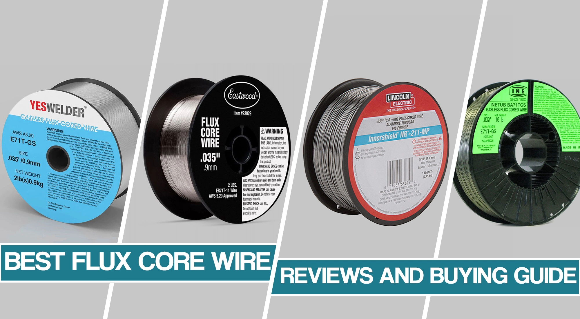 Best Flux Core Wire for Welding Reviews & Comparison Table 2023