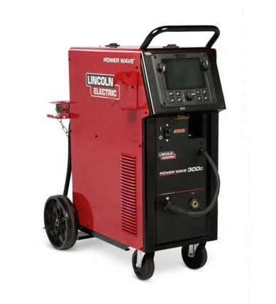 Image of a Lincoln Power Wave 300C Multi Process Welder from the right side