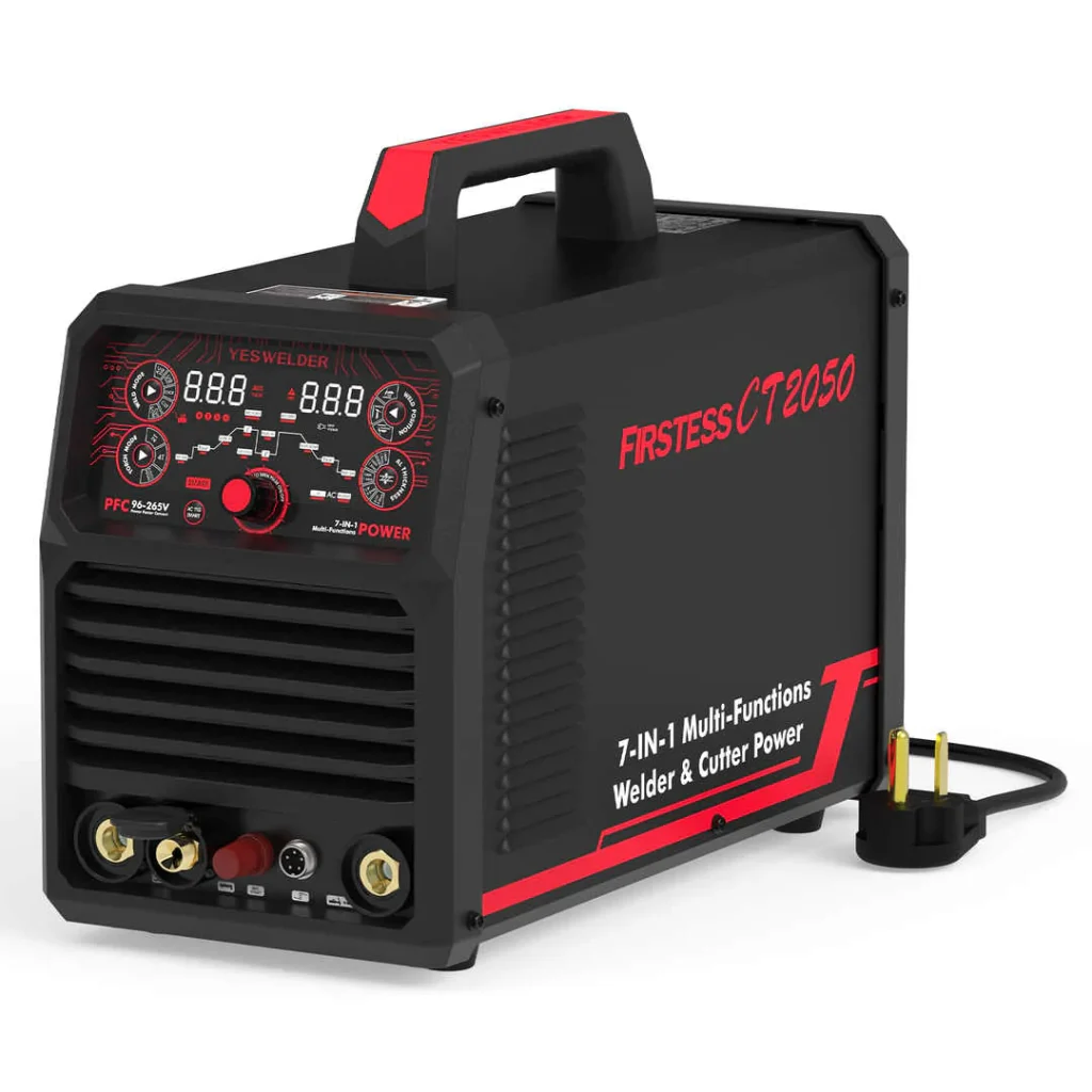 Image of a YesWelder CT2050 Multi-process Welder and Cutter with built-in Air Compressor